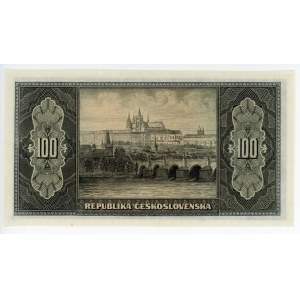 Czechoslovakia 100 Korun 1945 (ND)