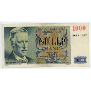 Belgium 1000 Francs 1951 (1950 - 1958)