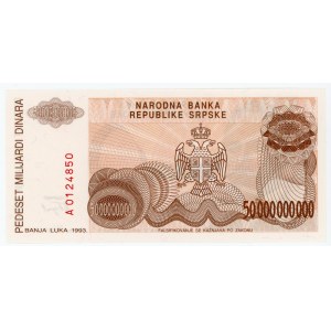 Bosnia & Herzegovina 50000000000 Dinar 1993