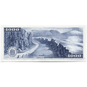 Iceland 1000 Kronur 1961