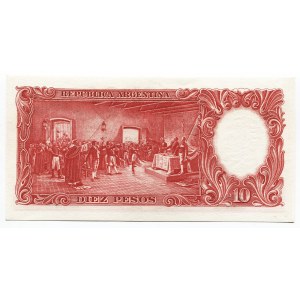 Argentina 10 Pesos 1960 - 1962 (ND)