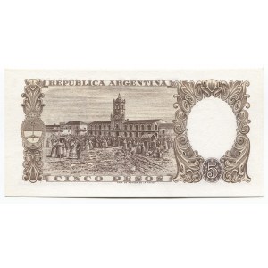 Argentina 5 Pesos 1960 - 1962 (ND)