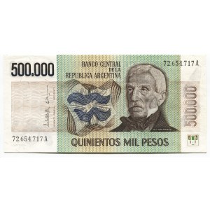 Argentina 500000 Pesos 1981 - 1982 (ND)