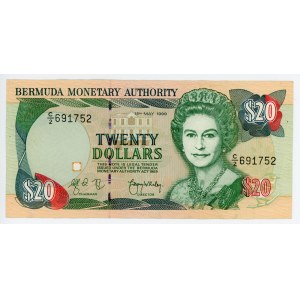 Bermuda 20 Dollars 1999