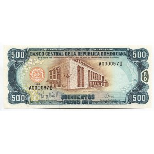 Dominican Republic 500 Pesos Oro 1998
