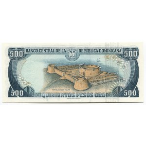Dominican Republic 500 Pesos Oro 1998