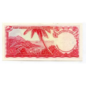 East Caribbean States Saint Kitts 1 Dollar 1965
