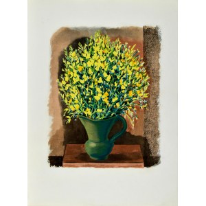 Mojżesz KISLING (1891-1953), Kwiaty w zielonym wazonie