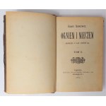 Sienkiewicz, Ogniem i mieczem T. 1-3, 1884 r. Pierwsze wydanie