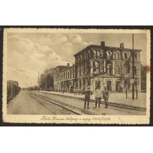 Kielce. Dworzec kolejowy z wojny 1914/16.