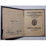 Legitymacja Członkowska nr 92959 Wydana przez Kolejowe Przysposobienie Wojskowe.