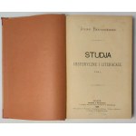 Bartoszewicz, Studia historyczne i literackie, 1880 r.