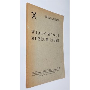 Wiadomości Muzeum Ziemi, Kopalnia pirytu w Rudkach, 1939 r.