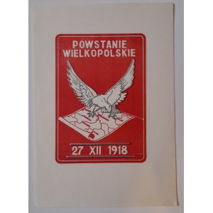 Plakieta okienna Powstanie Wielkopolskie 27. XII. 1918 r.
