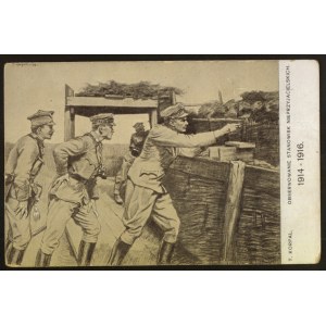 Obserwowanie stanowisk nieprzyjacielskich 1914-1916