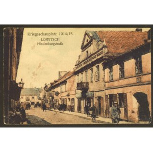 Łowicz. Hindenburgstrasse1914/15 r.