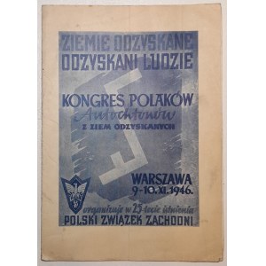 Zaproszenie i karta uczestnictwa w Kongresie Polaków Autochtonów z Ziem Odzyskanych.