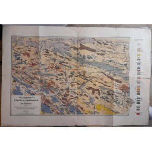 Czarnocki, Mapa Geologiczna środkowej części Gór Świętokrzyskich 1919 r.