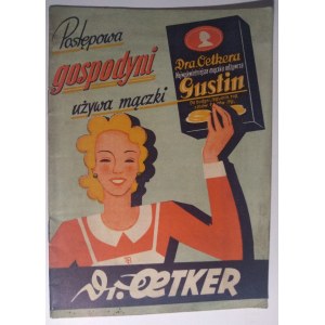 Dr.Oetker-książeczka reklamowa mączki odżywczej Gustin.