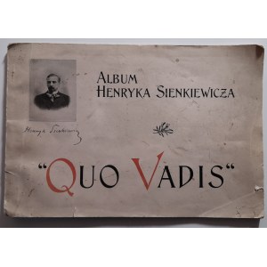 Album Henryka Sienkiewicza Quo Vadis, Łódź 1899 r.