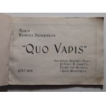 Album Henryka Sienkiewicza Quo Vadis, Łódź 1899 r.