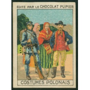 [Czekolada] Kostiumy polskie – Obrazek kolekcjonerski do czekolady Pupier
