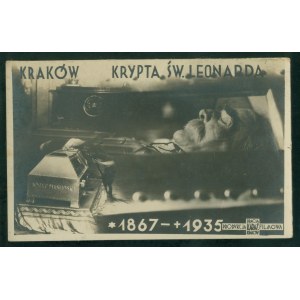 J. Piłsudski, Kraków Krypta Św. Leonarda, *1867 +1935, Produkcja Filmowa Bracia Karaś Kraków, fotografia