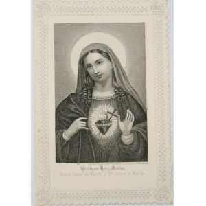 Najświętsze serce Maryi, 1888 r. - cegiełka