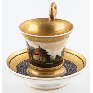 FILIŻANKA Z ROTUNDĄ, Polska, Baranówka, 1825-30