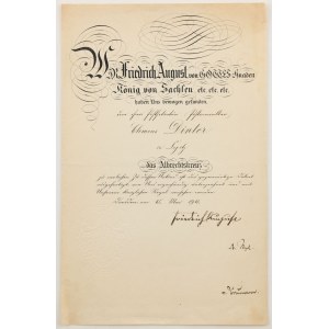 NADANIE ORDERU ALBRECHTA, 15.05.1913