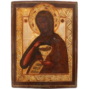 IKONA, ŚW. JAN CHRZCICIEL, Rosja, XIX w.