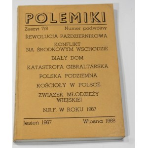 Polemiki Zeszyt 7/8 numer podwójny Jesień 1967 – Wiosna 1968