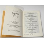 Polemiki Zeszyt 7/8 numer podwójny Jesień 1967 – Wiosna 1968