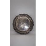 talerz osrebrzany, Francja 35 cm