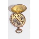 damski złoty zegarek kieszonkowy z emalią 17 g