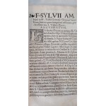 1531. PRO LUCIO VALERIO FLACCO MARCII TULLII CICERONIS cum Francisci Sylvii Commentarius Oratio.