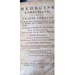 1802. BUCHAN Guillaume, Médecine domestique, ou traité complet des moyens de se conserver en senté, et de guérir les maladies (…).