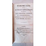 1808. FOURNEL Jean-François, Formules des actes et opérations relatives aux faillites cessions et ...(…).