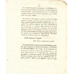 1792. DECRET de la Convention Nationale du 12 novembre 1792, l’an premiere de la Republique Françoise. Loi au Conseil du Départemenr des Vosges et consigné sur ses registrem le 27 du même mois.