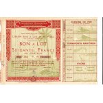 1900. ZBIÓR 2 francuskich bonów na WYSTAWY ŚWIATOWE.