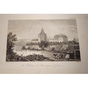1839. CHODŹKO Leonard, Le Chateau de Brzezany en Galicie.
