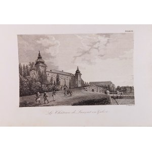 1839. CHODŹKO Leonard, Le Chateau de Lancut en Galicie.