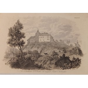1835. CHODŹKO Leonard, Le Chateau d'Olesko, ou naquit Jan Sobieski.