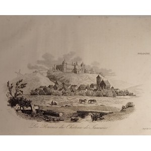 1835. CHODŹKO Leonard, Les Ruines du Chateau de Janowiec.