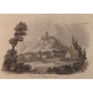 1835. CHODŹKO Leonard, Ruines du Chateau d’Ilza.