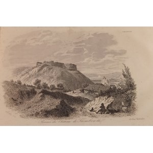 1836. CHODŹKO Leonard, Ruines du Chateau de Trembowla.