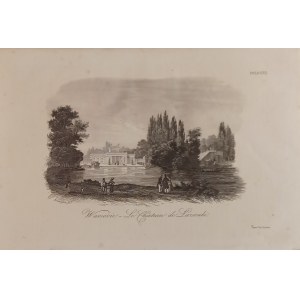 1835. CHODŹKO Leonard, Warsovie – Le Chateau de Lazienki.