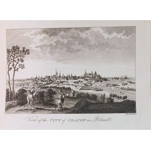 1790. SPARROW SAMUEL, View of the city of Cracow in Poland.