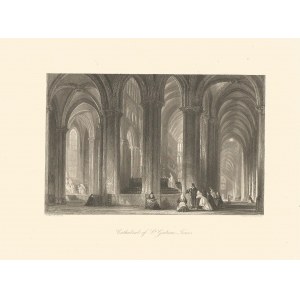 1846. CATHEDRAL OF ST. GATIEN - TOURS.