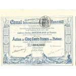 1883. LESSEPS CHARLES-AIME DE, list do Pana Astor 14 II 1883.